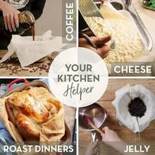 Steamer Basket Pad, Steamer Anti Sticking Pad, Filter Cloth. A Non Stick Pan Pad Used For Steaming Pumpkins And Potatoes. Can Be Washed And Reused. Practical Small Tools For Cooking And Steaming Food In The Kitchen And Dining Room.