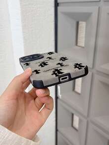 1pc PU Leather Letter Painted Phone Case Compatible With Samsung/Apple XS/XS Max/XR/11/12/13/14/14 Plus/15/15 Plus/16 Pro/16 Pro Max, Samsung S25 Ultra/S24 Ultra/S23 Ultra - Multicolor - View 5