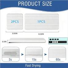 3pcs/2pcs Set Sink Absorbent Stone Tray, Kitchen Bathroom Soap Stone Drying Tray, Quick Dry Diatomite Stone Sink Tray, Modern Home Kitchen Countertop Absorbent Stone Drying Mat