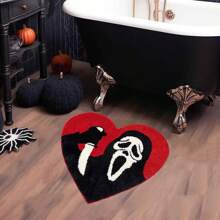 1pc Halloween Themed Decorative Carpet, Suitable For Entryways, Bathrooms, Home Decor, Holiday Decorations, Gifts Entryway Decor Bathroom Kitchen Decor Kitchen Rug