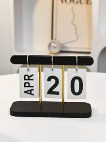 Nordic Minimalist And Creative Page Turning Calendar, Desk Calendar Decoration, Home Living Room Dining Table, Coffee Table, Office Desk Decoration Best Gifts Birthday Graduation