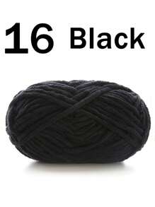 1/2 piezas de hilo de terciopelo suave, 50g/pieza, 60m/pieza, hilo grueso de punto medio hecho a mano DIY, hilo Popsicle, hilo de poliéster grueso y suave, adecuado para manualidades DIY, adecuado para tejer y ganchillo de bufandas, sombreros, zapatos, bolsos, cojines, muñecas, mantas, pantuflas