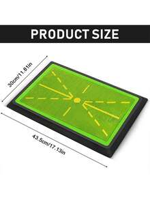 1 PC Golf Swing Practice Pad With Beads, Trajectory Pad, Impact Pad, Golf Impact Pad - Green - View 3