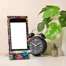 1 件女士亚克力钻石画套装 - 5D 水晶数字画、茉莉花、向日葵、曼陀罗、玫瑰主题设计、多功能手机支架和镜架、创意 DIY 工艺礼品套装 - 彩色 - 查看 8