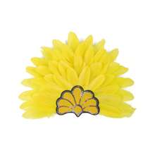 1 件女士羽毛头饰羽毛亮片头饰狂欢节头饰服装歌舞女郎配饰，万圣节