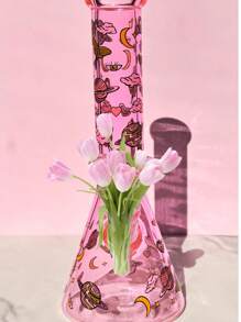 4" Handmade Glass Decor, Creative Curved Tube, Household Gadgets, Holiday Gift, Birthday Gift, Gift For Friends