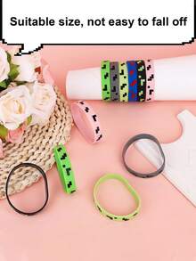 12 buc. Favoruri pentru petrecere cu tematică Pixel, brățări din silicon de dimensiuni mici, decorațiuni de ziua de naștere, cadouri pentru petrecere, pungi cu bunătăți minerit, cadouri pentru sala de clasă, cadou ideal pentru jucători de jocuri video pentru adulți, decorațiuni pentru petrecere de ziua de naștere, cadouri pentru petrecere, piñata miner, cadouri de Ziua Îndrăgostiților