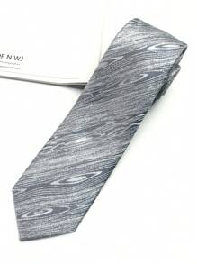 1 件纹理手工领带，适合复古、休闲、日常、街头、派对、男女礼物男士领带