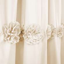 Lush Decor Darla Shower Curtain Blush 72X72 Halloween-Fall Decor-Room Decor - Ivory - View 6