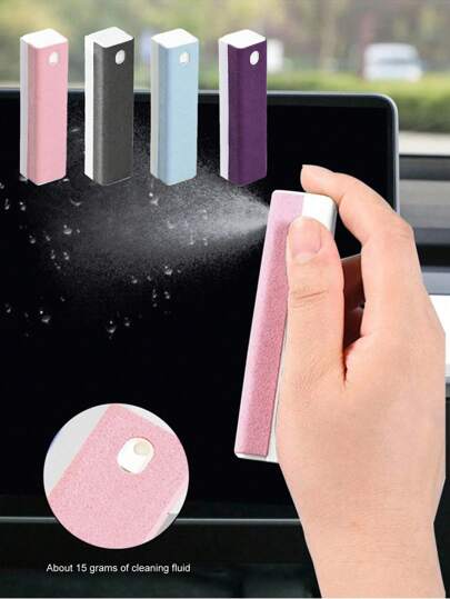 Solução de limpeza de tela sem riscos, frasco de spray de 15 ml com pano de microfibra, sem riscos para todos os telefones, telas de laptops e tablets, kit de limpeza de tela portátil, limpador de tela para tela de carro, smartphones e tablets, kit de limpeza de tela portátil