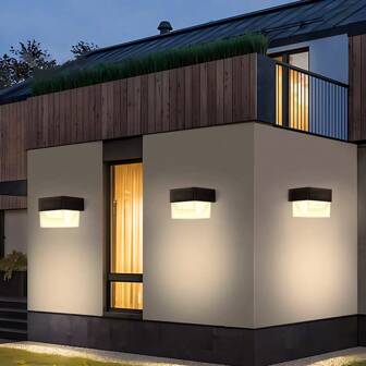 CANMEIJIA 大型ソーラー式LEDウォールライト、防水クリスタルフラワーパターン、アウトドアガーデンデコレーション ランドスケープライティング、ヴィンテージホーム外壁ランプ、ガーデン、駐車場、廊下、玄関、パティオ、花壇、交差点、外壁/内壁、屋上に適しています。使用シナリオに応じて適切なサイズを選択してください