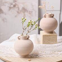 1/2 件陶瓷圆形灯咖啡花瓶适用于学校宿舍办公室装饰、派对活动、节日生日装饰、婚礼装饰、家庭入口酒店餐厅客厅卧室厨房花园装饰、高品质、母亲节、毕业典礼、丰收节、万圣节、圣诞节装饰 - 彩色 - 查看 14