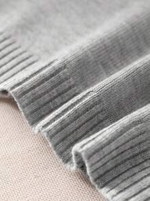 Fall Women Solid V-Neck Knit Vest,Tops For School,Commute, Minimalism, Office Wear,Old Money Style,Women Casual Sleeveless Knit Top Spring - Multicolor - View 6