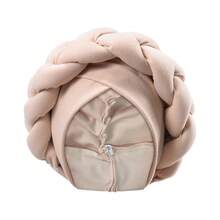 1pc  Plain  Rose    Casual    Polyester    Plain    Turban Hat  Daily - 藕粉色 - 查看 8