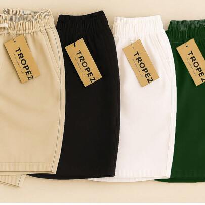 Kit 4 Short Sarja Masculino Qualidade  Bermuda Mauricinho Brim