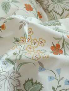 三件套花卉图案被套套装，床上用品，超柔软亲肤被套，水洗处理，花卉印花被套套装，包含枕套，不含被芯，适用于单人床、双人床、大号床、特大号床，四季皆宜，家居装饰，床上用品礼品，可机洗