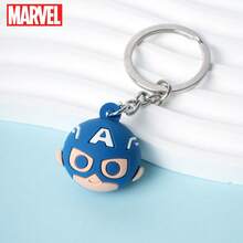 Marvel 1PC  Officially Licensed    Ball Keychain Keyring Creative Cute PVC Keychain Superhero Key Charm Backpack Ornament Key Bag Decoration Small Gifts - MN-68707/68708/69152 - View 6