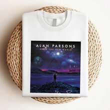 180g Pure Cotton New Rare Parson Alan - From The New World T Shirt All Sizes S To 5XL TR1240 Stretched Graphic Comfortable Fashion Casual Men Breathable Designer Clothes Unisex Versatile Slightly Stylish Summer Streetwear Print Round Neck Short Sleeve Top For Everyday Wear For Women Soft