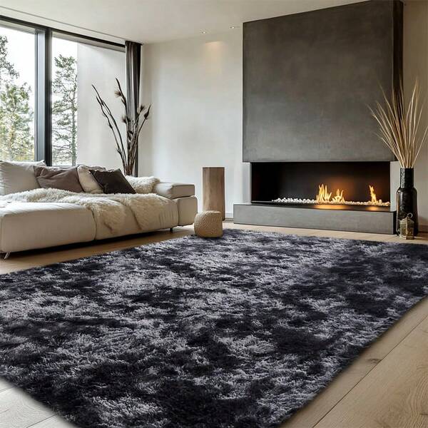 Übergroße Teppiche für das Schlafzimmer, dicke, samtig-flauschige Teppiche für das Wohnzimmer, dicke und strapazierfähige Teppiche als Schlafzimmerdekor, moderne, weiche, flauschige Teppiche für das Wohnzimmer, elegante Wohnkultur, minimalistischer Stil für das Wohnzimmerdekor, in verschiedenen Größen erhältlich.