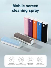 Scratch-Free Screen Cleaning Solution 15ml Cleaner Spray Bottle With Microfiber Cloth Streak-Free For All Phones, Laptop And Tablet Screens,Portable Screen Cleaner Kit,Display Cleaner For Car Display, Smartphone And Tablets, Portable Screen Cleaner Kit