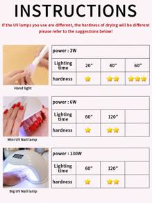 20 Tips Semi Cured Gel Nail Wraps, French Design Self-Adhesive Crystal Nail Art Stickers, Uv Lamp Required, Easy To Apply And Remove, Suitable For Women And Girls For Daily Party, Date And Diy Nail Art Use