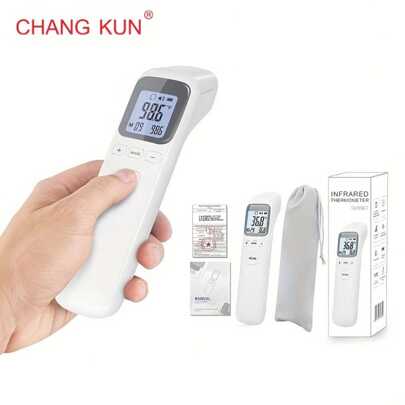 CHANG KUN High-Quality Non-Contact Digital Thermometer With Fever Alarm, Providing Quick Results In 1 Second, Of High Quality And Portable.