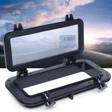 Marine Yacht Window, Rectangular Opening, 15.75 * 7.87 Inches, Suitable For Boats, Yachts, RVs, Etc - Black - View 6
