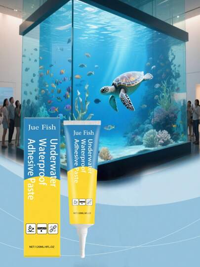 Jue Fisch Unterwasser Klebstoff zum Abdichten, Reparieren und Verschließen von Leckagen, schnell trocknend, für Haushalt, Küche und Bad