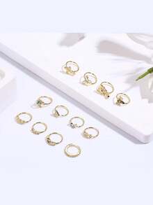 Milacolato 12PCS Nose Rings Hoop 20G Nose Rings For Women Surgical Stainless Steel Nose Piercing Dangle Nose Ring Cartilage Earring Jewelry - 彩色 - 查看 7