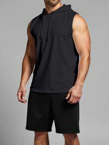 Men Sports Tees & Tanks - Black - View 5