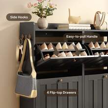 Shoe Storage Box - Black - View 4