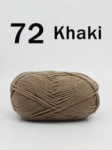 1/2pcs 5-Ply Mixed Milky Acrylic Yarn, 50g/Pc, 100% Acrylic Soft Yarn, Medium Coarse Milk Yarn - Perfect For Hand Knitting, Hand Weaving, DIY Crafts, Knitting, And Crochet, Soft & Versatile, Used For DIY Crocheting And Knitting Bags