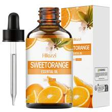 Hllozzi 30 ml/60 ml/100 ml Olejek eteryczny o zapachu słodkiej pomarańczy, uniwersalny, ekstrakt z owoców, aromat słonecznych cytrusów, odpowiedni do twarzy, włosów, skóry i ciała, można stosować z dyfuzorem/kamieniem aromatycznym/do masażu, pięknie zaprojektowany, przenośny, odpowiedni do domu, biura, podróży, przemyślany prezent dla przyjaciół - Olejek eteryczny ze słodkiej pomarańczy - Zobacz 12