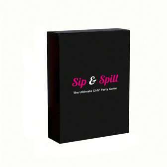 Sip&Spill-Board Game Card, Couples, Date, Party, Wonderful Game, Party Entertainment Game Card, Suitable Holiday Gift, Card Game, Women's Night Game, Drinking Game, Party Game