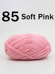 1/2pcs 5-Ply Mixed Milky Acrylic Yarn, 50g/Pc, 100% Acrylic Soft Yarn, Medium Coarse Milk Yarn - Perfect For Hand Knitting, Hand Weaving, DIY Crafts, Knitting, And Crochet, Soft & Versatile, Used For DIY Crocheting And Knitting Bags