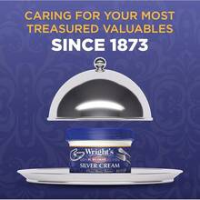 Crema Limpiadora y Pulidora de Plata de Wright - 237ml con Paño de Pulido - Sin Amoníaco - Limpia y Elimina suavemente el Deslustre sin Rayar - 1 paquete - Ver 11