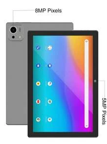 Qetupa 10.1"A29 Android 14 Tablet,MTK 6762 Quad-Core 2.0GHZ,RAM 4GB,ROM 64GB/128GB,1280*800 IPS Touch Screen,5MP+8MP Daul Camera, 6000mAh,802.11ac WIFI 5&BT 5.2
