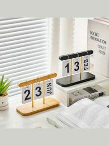 Nordic Minimalist And Creative Page Turning Calendar, Desk Calendar Decoration, Home Living Room Dining Table, Coffee Table, Office Desk Decoration Best Gifts Birthday Graduation