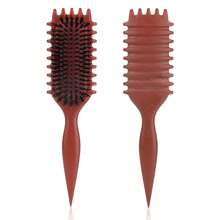 Cepillo definidor de rizos para cabello rizado - Peine alisador y resistente al frizz para cabello húmedo o seco | Mejora la definición de los rizos, deslizamiento suave, peinado sin esfuerzo, vuelta al colegio, artículos esenciales de viaje y vacaciones, accesorios para el cabello para mujeres