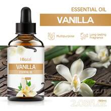 Hllozzi Vanilla Essential Oil, Fragrance, Long-Lasting Scent, Plant Essential Oil, Fragrance Oil, Humidifier, Diffuser, Aroma Stone, Multi-Purpose Essential Oil - Vanilla Essential Oil - View 4
