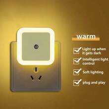Light Control Sensors American And European Plugs For Kitchen Cabinets Hallway Stairs Bedroom Decoration Luminous