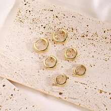 3Pairs Gold Hoop Earrings Set For Women Chunky Huggie Dainty Earrings Jewelry For Women Teens