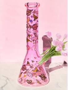 4" Handmade Glass Decor, Creative Curved Tube, Household Gadgets, Holiday Gift, Birthday Gift, Gift For Friends