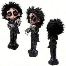 1 Pc Halloween Or Party Creative And Spooky Resin Scissor Hands Doll Decor - Whimsical Craft Figurine Gift For Holiday Party Scene Decoration, Halloween Scene Layout Resin Crafts. Home Decor Halloween Decor Room Decor