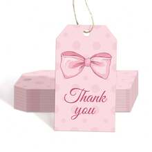 13pcs Elegant White Thank You Gift Tags - Express Gratitude And Appreciation, Party Favors | Chic Tag Design | Durable Gift Tags, Gift Wrapping Supplies, Perfect For Christmas