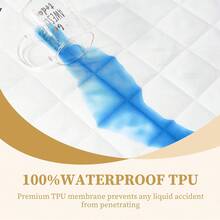 Sleep In No Time! Cotton Mattress Protector | Breathable, Hypoallergenic, Dust Mite-Resistant | Super Soft, Quilted, Durable, Thick Fitted Sheet, Waterproof Or Non-Waterproof, Available In Sizes 60–180 Cm - 防水款 - 查看 2