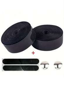 6 piezas Este conjunto de cinta de manillar antideslizante y con amortiguación reforzada es un cambio de juego para ciclistas. La superficie antideslizante asegura que sus manos se mantengan firmemente en su lugar, incluso durante recorridos intensos o en condiciones húmedas. El diseño reforzado proporciona una excelente absorción de impactos, reduciendo las vibraciones de la carretera y minimizando la fatiga de las manos.