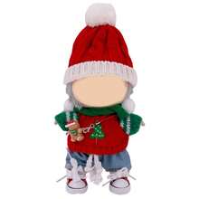 [Clothes Only] 17cm 1st/2nd Generation Labubu Doll Christmas Outfit, Christmas Gift, Halloween Gift, High-Quality Delicate Doll Clothes Gift For Labubu Doll - Multicolor - View 10
