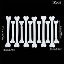 1-12pcs Halloween Horror Hand Foot Dead Mouse Props Cosplay Wild Man Bone Decor Performance Party Plastic Prehistoric Caveman Bone Halloween Garden Bar Haunted House Decoration - Multicolor - View 10