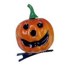 1pc/4pcs Halloween Pumpkin & Smiling Face Foam Hairclips, Party Headpiece